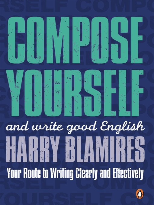 Image: Cover of Compose Yourself (eBook): and write good English